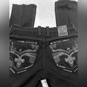 Mens Rock Revival Jeans 36/33 Straight " Canton" Almost new!